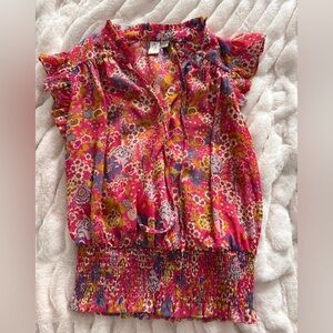 Joie Multicolor Floral Top